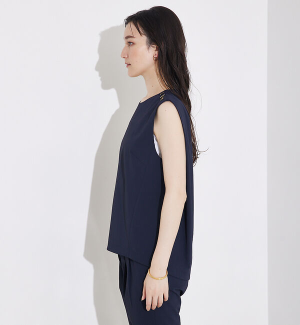 qualite「コクーンノースリーブ」|キャミソール|