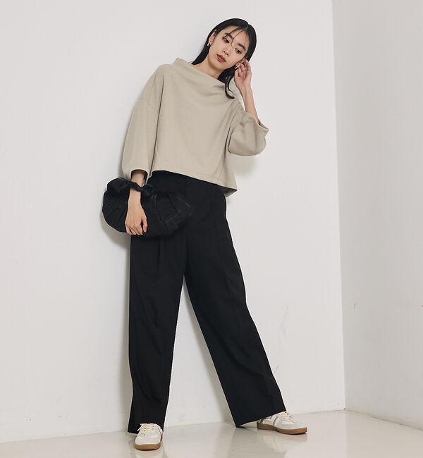 qualite「ブークレーボトルネックカットソー」|Tシャツ・カットソー|