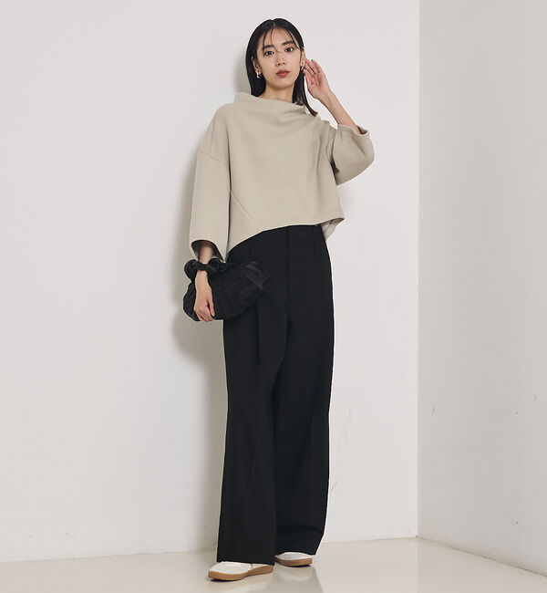 qualite「ブークレーボトルネックカットソー」|Tシャツ・カットソー|