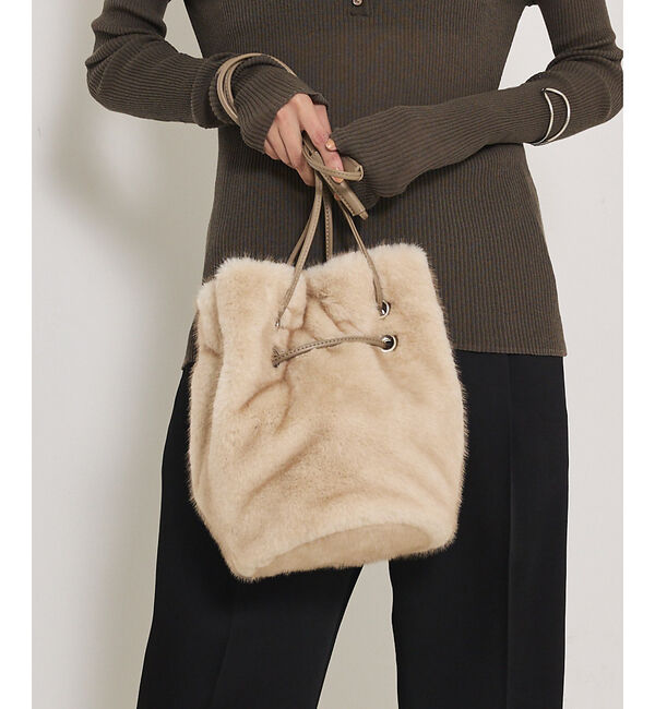 qualite「ファーバック/秋バッグ/冬バッグ/モコモコバッグ」|ショルダー・メッセンジャー|