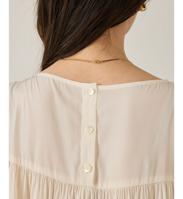 qualite「エアーフローティアードブラウス」|シャツ・ブラウス|