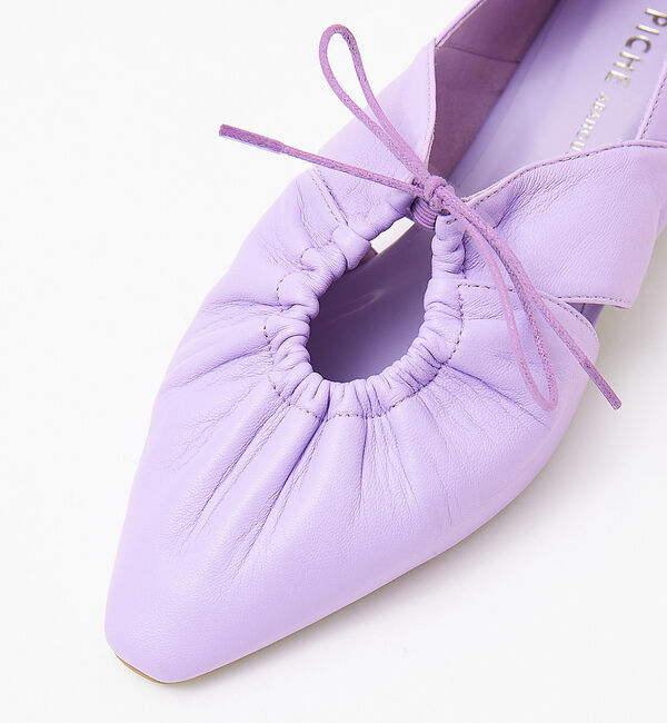 AU BANNISTER「ソフトレザーシャーリングバブーシュ」|その他|