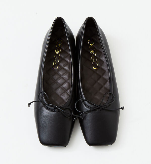 AU BANNISTER「【最高バレエ】スクエアトゥ バレエシューズ」|バレエシューズ|