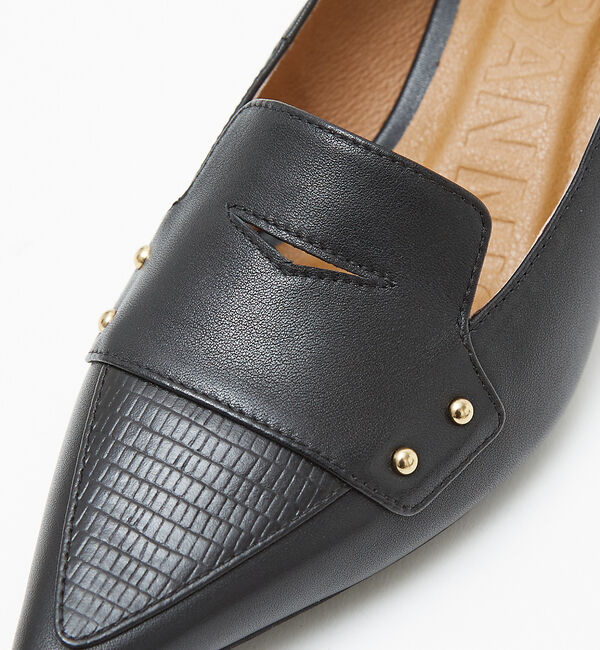AU BANNISTER「ローファーモチーフミドルパンプス」|パンプス|