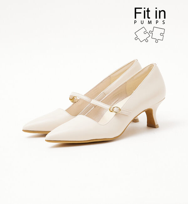 AU BANNISTER「【Fit in PUMPS】メリージェーンパンプス」|パンプス|アイボリー