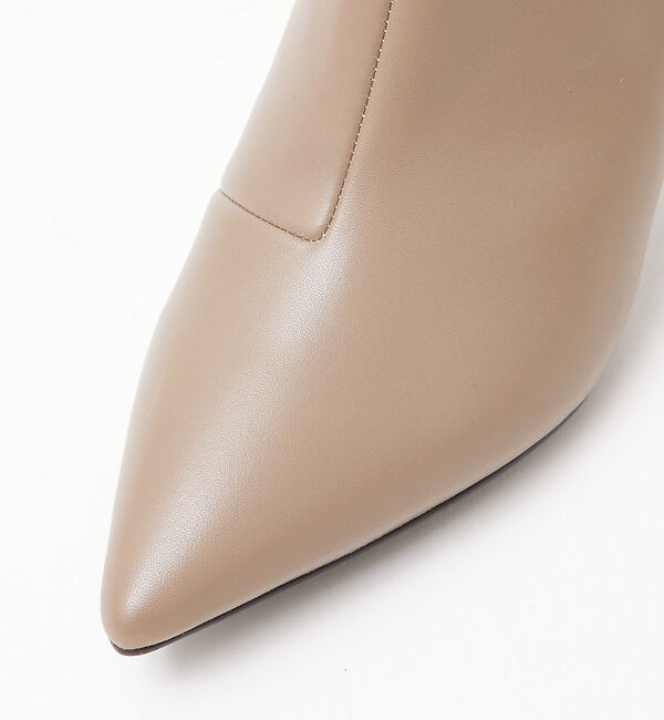 AU BANNISTER「【最高ブーツ/ 6.5cmヒール】ポインテッドトゥショートブーツ」|ショートブーツ|