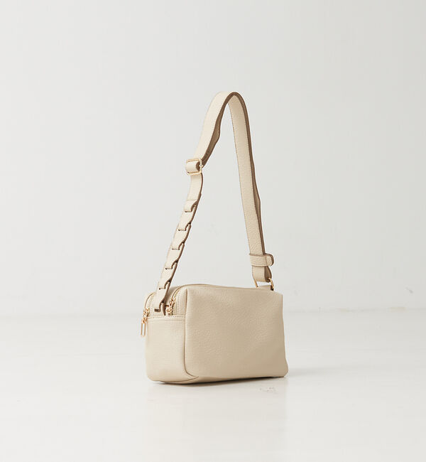 LOWELL things「【TVドラマ使用商品】Frec/WファスナースクエアショルダーBAG」|ショルダー・メッセンジャー|