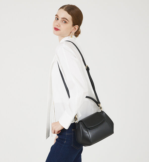 LOWELL things「Bijou/レザーTOPハンドル2WAYショルダーバッグ」|ショルダー・メッセンジャー|