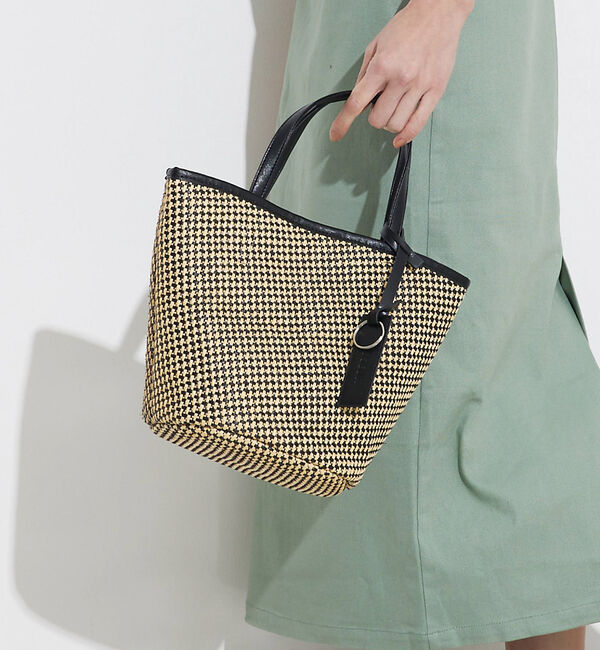 LOWELL things「●SOEUR/カゴバケツトート」|かごバッグ|ブラック