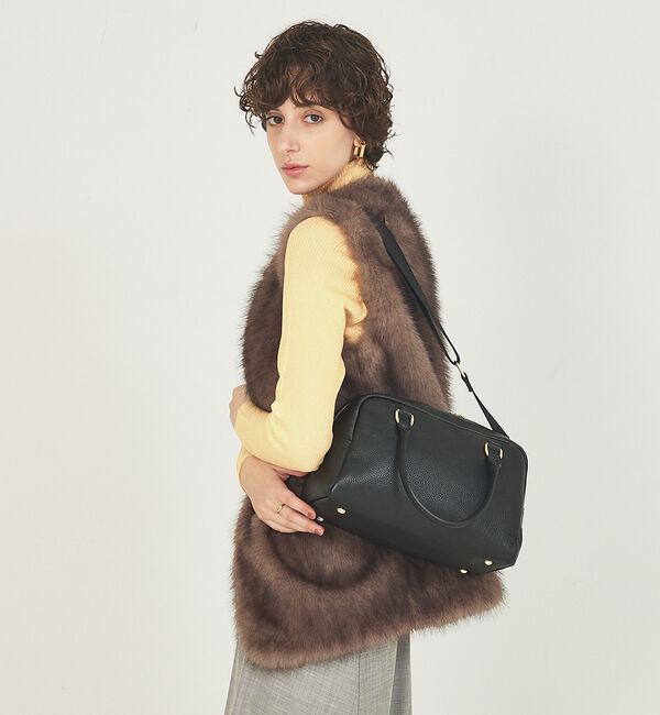 LOWELL things「【新色追加】SOEUR/レザーボストンバッグ」|ボストンバッグ|