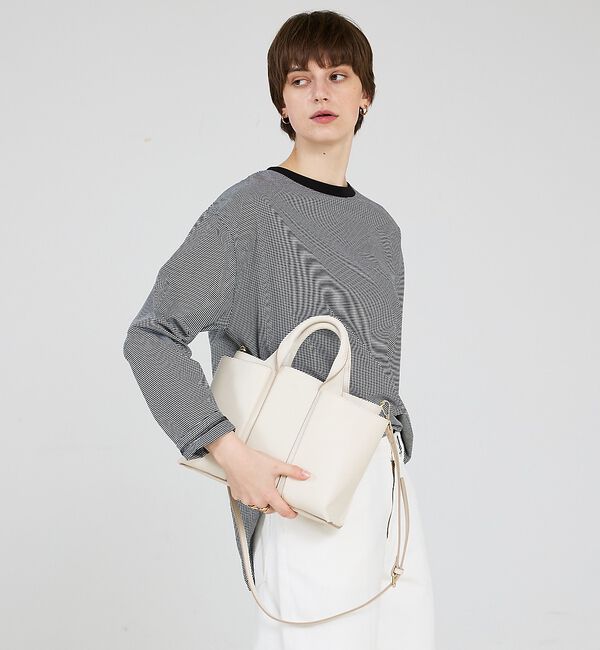 LOWELL things「Ordi/ダブルポケット2WAYトートM」|ショルダー・メッセンジャー|