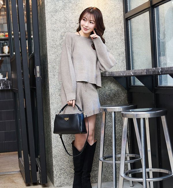 LOWELL things「【ちばゆかさんコラボ】3WAYスクエアハンドバッグ【予約】」|ハンドバッグ|