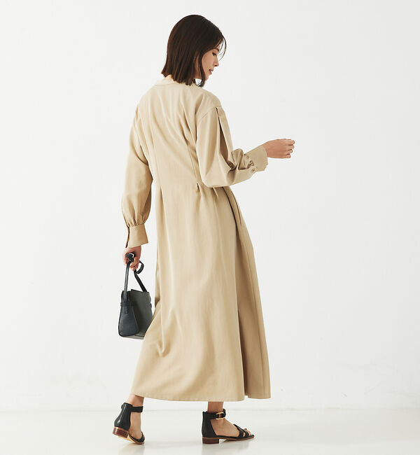 abahouse mavie「【大人のいちまんワンピ】ウエストタックワンピース」|ワンピース|