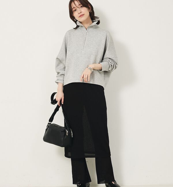 abahouse mavie「【セットアップ対応】ニットスカートレイヤードパンツ」|その他|