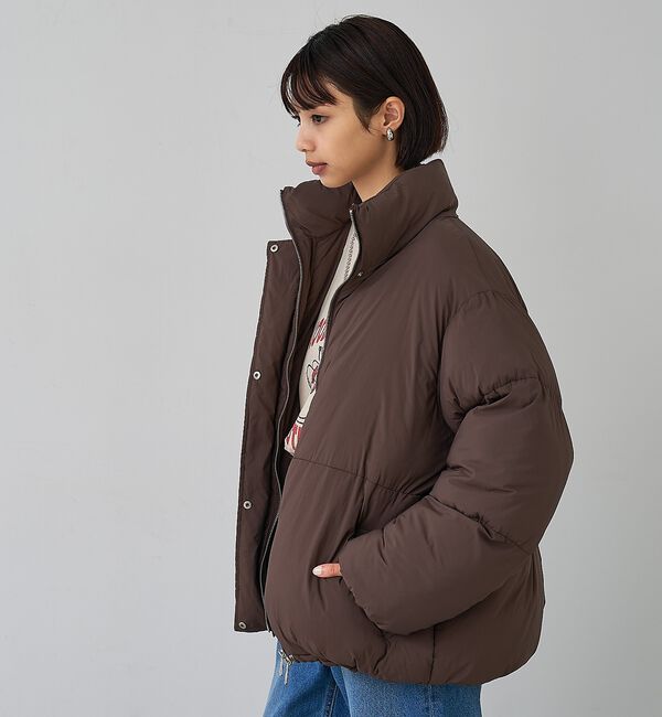 abahouse mavie「【non-no掲載】中綿オーバースタンドブルゾン」|ブルゾン・スタジャン|