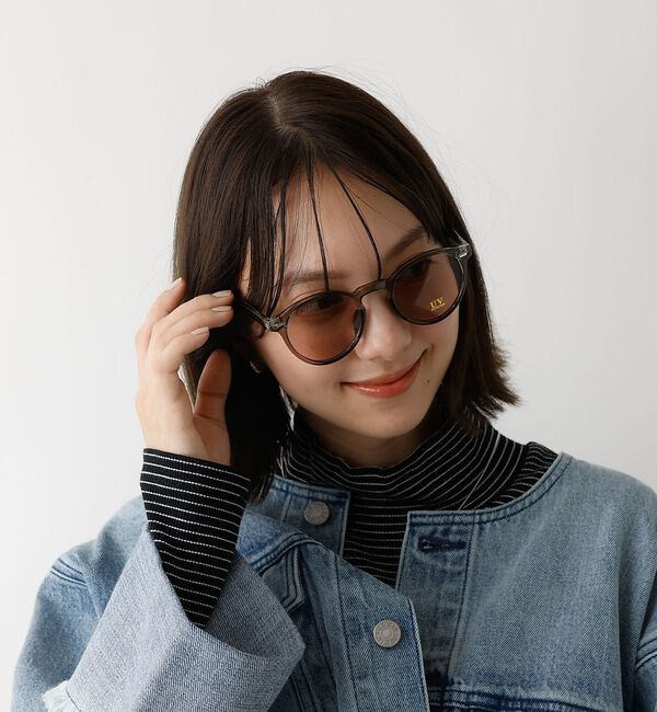 abahouse mavie「【UVカット】クリアカラーレンズサングラス」|メガネ|