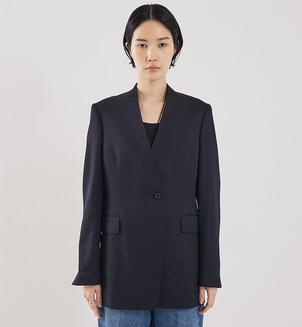 The Store by C' 「【COCUCA】ノーカラージャケット」|ノーカラージャケット|