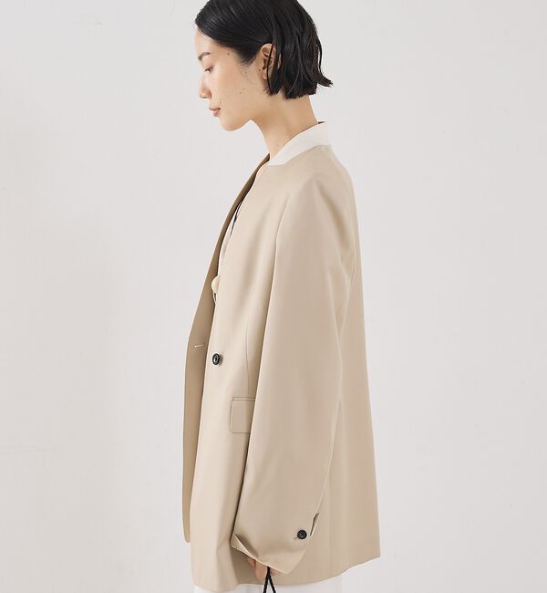 The Store by C' 「【COCUCA】ノーカラージャケット」|ノーカラージャケット|