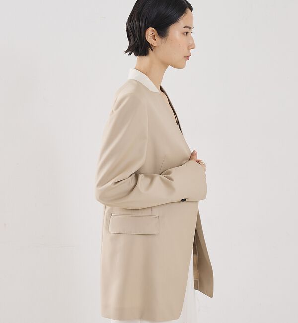 The Store by C' 「【COCUCA】ノーカラージャケット」|ノーカラージャケット|