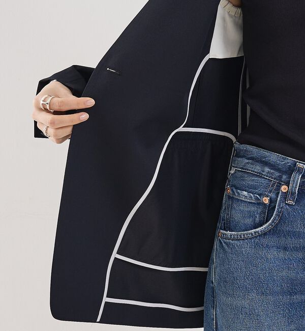 The Store by C' 「【COCUCA】ノーカラージャケット」|ノーカラージャケット|