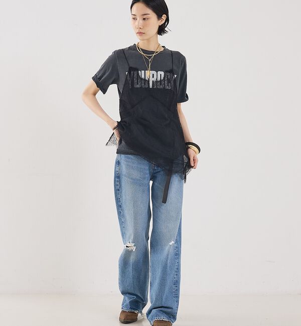 The Store by C' 「【REMI RELIEF】【別注】YOU ROCKツアーTee柄半袖カットソー【」|Tシャツ・カットソー|