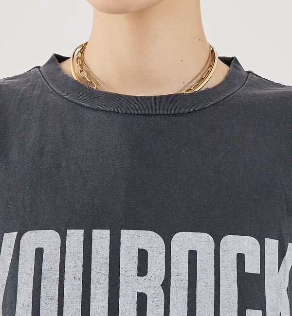 The Store by C' 「【REMI RELIEF】【別注】YOU ROCKツアーTee柄半袖カットソー【」|Tシャツ・カットソー|