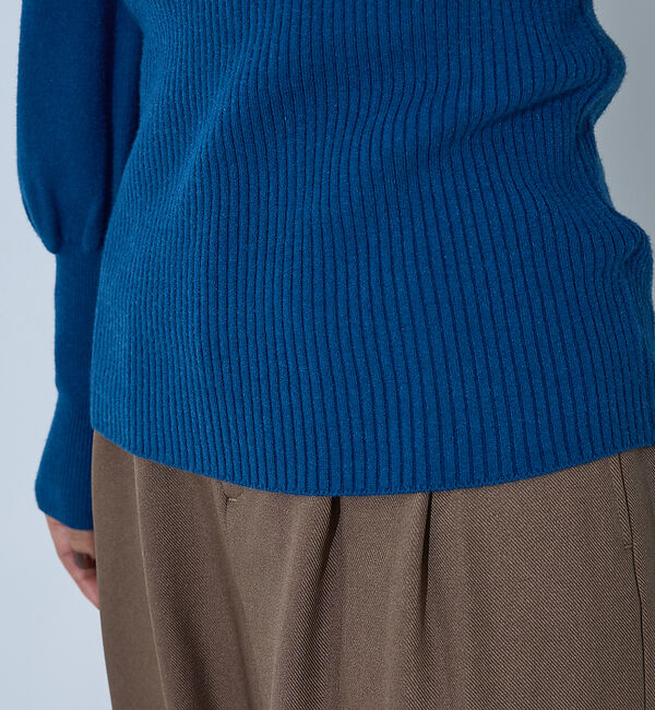 NOMINE「ボリュームスリーブタートルニット」|ニット・セーター|