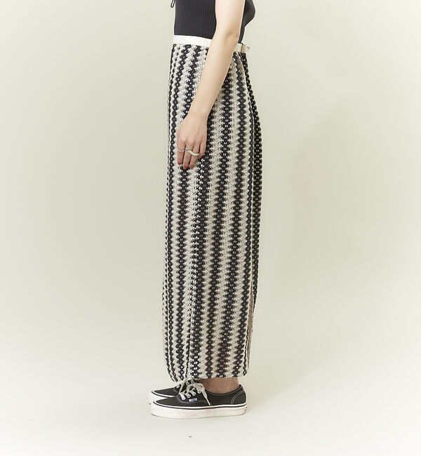 NOMINE「【WEB限定商品】バイカラーレーススカート」|スカート|