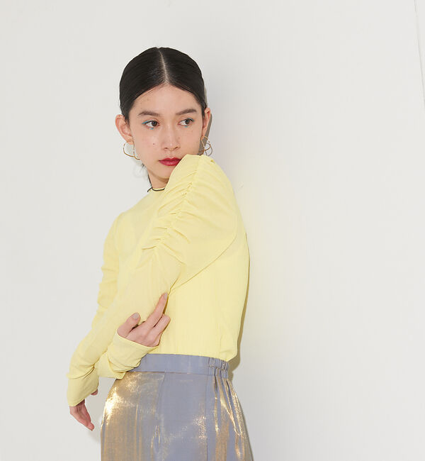 NOMINE「【前後着用可】2WAY配色メロウシャーリングロンT」|Tシャツ・カットソー|