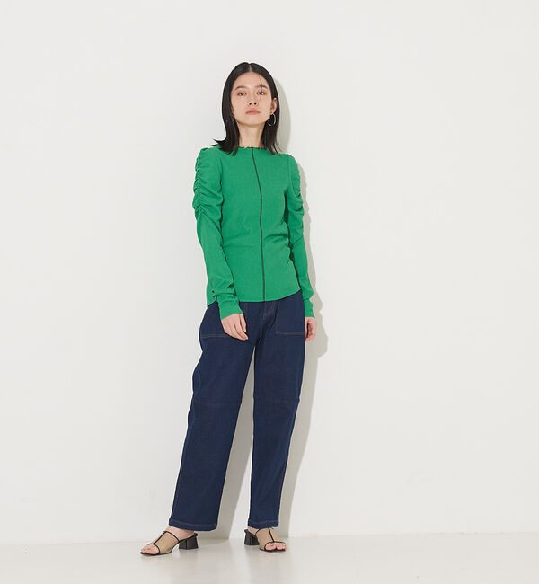 NOMINE「【前後着用可】2WAY配色メロウシャーリングロンT」|Tシャツ・カットソー|