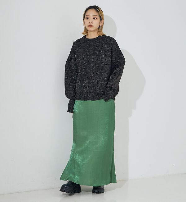 NOMINE「【セットアップ対応】スパークシャンブレーマーメイドスカート」|スカート|
