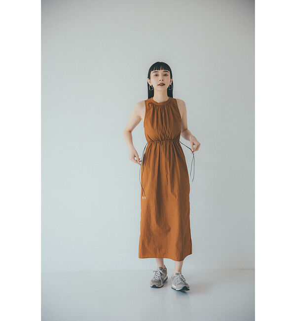 NOMINE「アメスリワッシャーワンピース」|ワンピース|ダークオレンジ