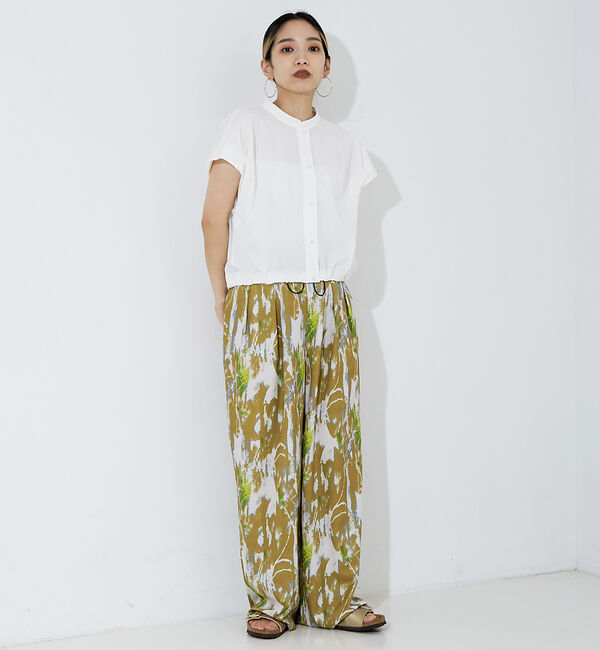 NOMINE「【セットアップ着用可】ペインティングドロストタックパンツ」|その他|