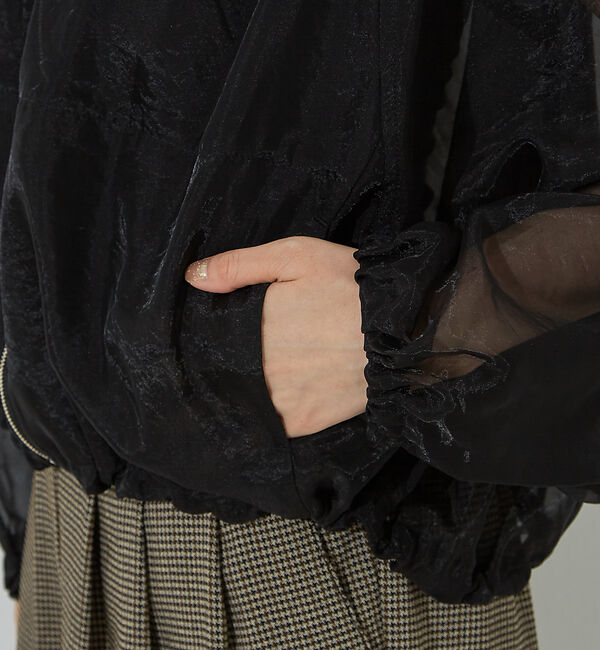 NOMINE「シアー ライトブルゾン」|ブルゾン・スタジャン|