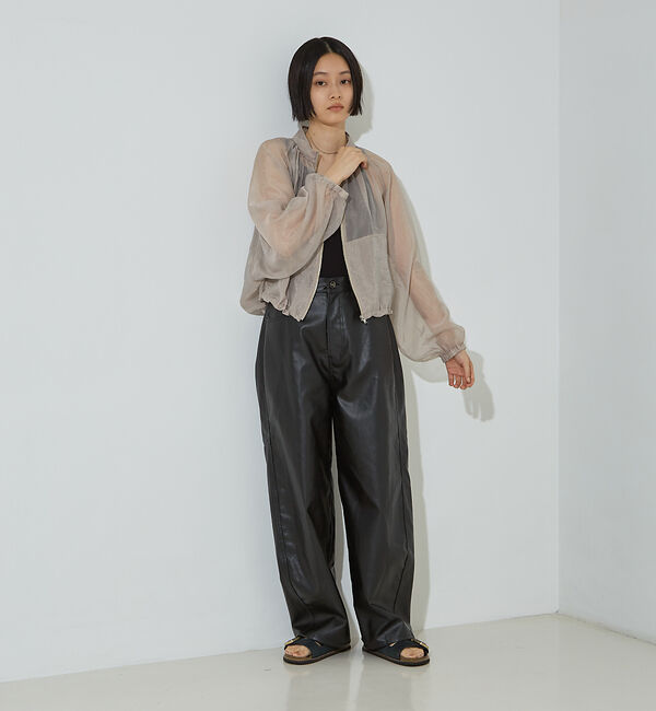 NOMINE「シアー ライトブルゾン」|ブルゾン・スタジャン|