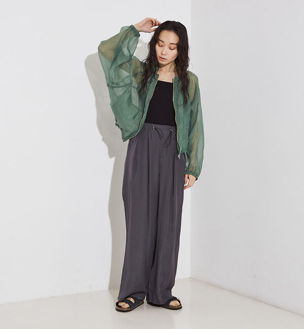 NOMINE「シアー ライトブルゾン」|ブルゾン・スタジャン|