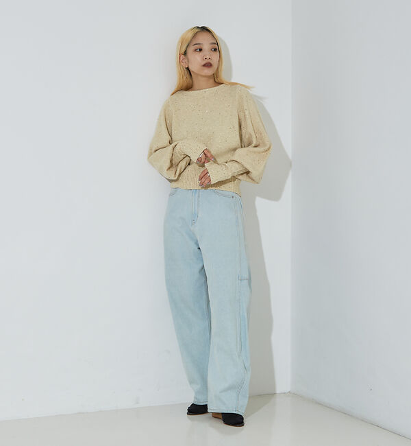 NOMINE「スパンコール ラメ ニット」|ニット・セーター|