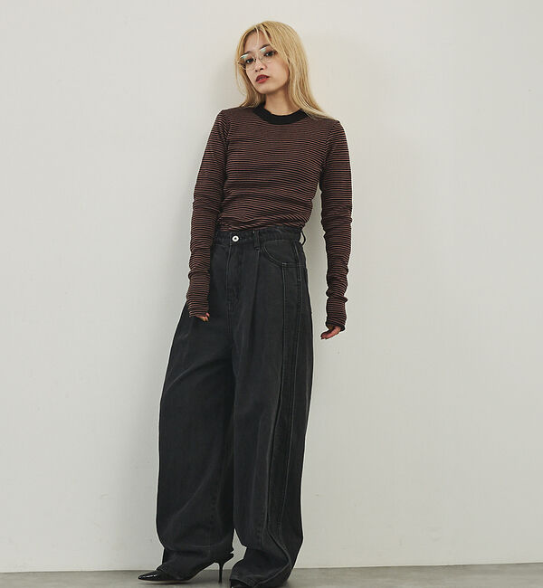 NOMINE「【Miller】パネルロングスリーブロンT」|Tシャツ・カットソー|