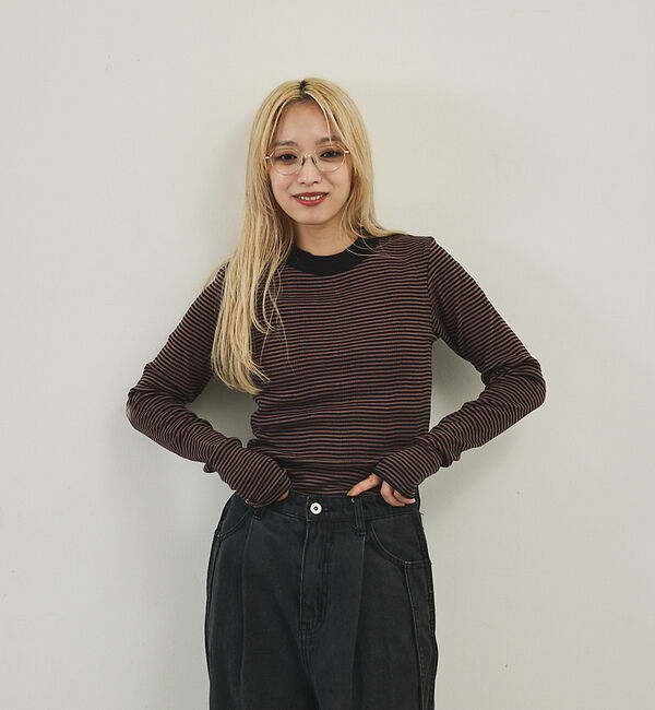 NOMINE「【Miller】パネルロングスリーブロンT」|Tシャツ・カットソー|