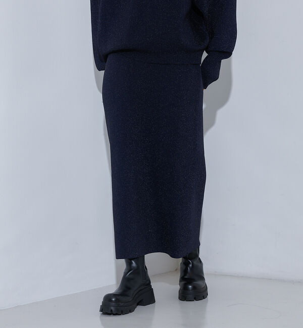 NOMINE「【上下2点セット/セットアップ対応】プレーティングニットセットアップ【WEB限定」|ニット・セーター|