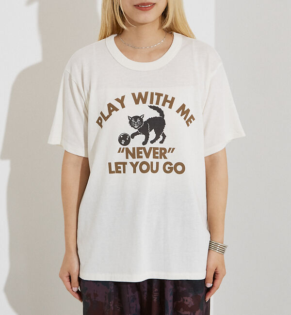 NOMINE「【RUSSELL/ラッセル別注】 CAT/猫 モチーフ Tシャツ」|Tシャツ・カットソー|