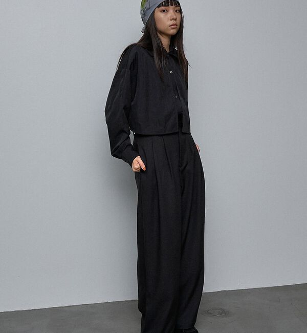 NOMINE「【ユニセックス】ロングヨーク オーバーサイズ シャツ」|シャツ・ブラウス|