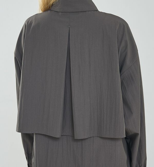 NOMINE「【ユニセックス】ロングヨーク オーバーサイズ シャツ」|シャツ・ブラウス|