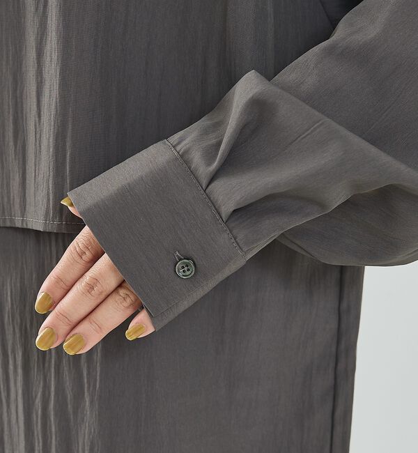 NOMINE「【ユニセックス】ロングヨーク オーバーサイズ シャツ」|シャツ・ブラウス|