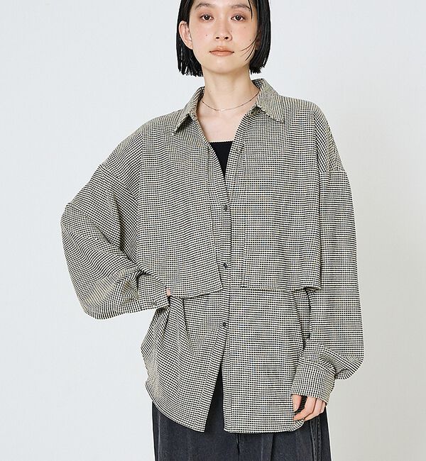 NOMINE「【ユニセックス】ロングヨーク オーバーサイズ シャツ」|シャツ・ブラウス|その他