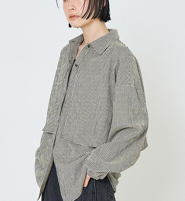 NOMINE「【ユニセックス】ロングヨーク オーバーサイズ シャツ」|シャツ・ブラウス|