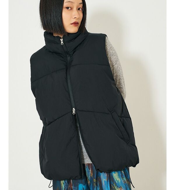 NOMINE「ボリューム パファーダウンベスト」|ベスト・ジレ|ブラック