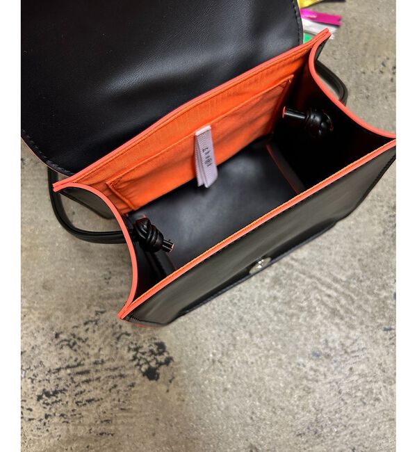 NOMINE「【cheek】Line mini shoulder カラーライン ショルダーバッ」|ショルダー・メッセンジャー|