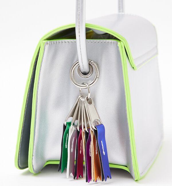 NOMINE「【cheek】Line mini shoulder カラーライン ショルダーバッ」|ショルダー・メッセンジャー|