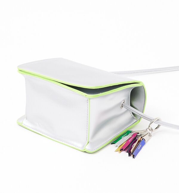 NOMINE「【cheek】Line mini shoulder カラーライン ショルダーバッ」|ショルダー・メッセンジャー|